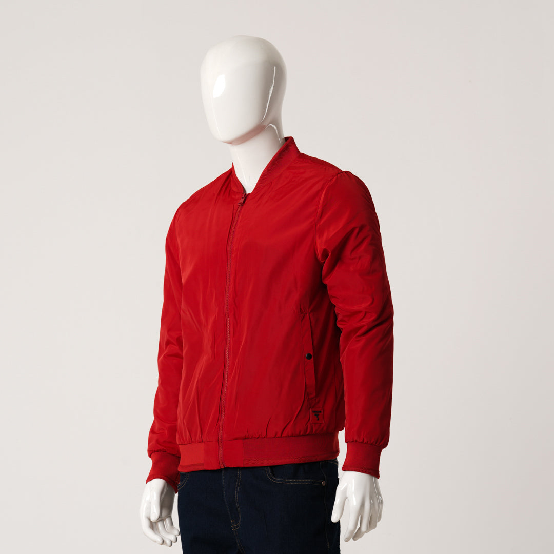 Mens Red Bomber Jacket
