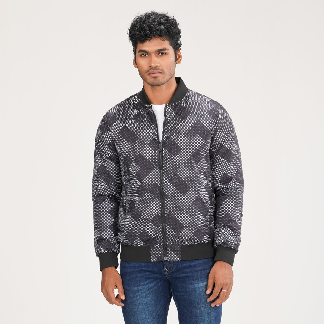 Mens Reversible Maroon Windbreaker