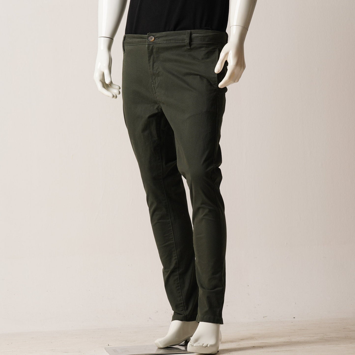 Mens Grey Twill Pant