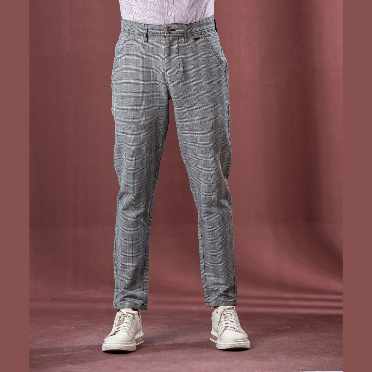 Men’s Check Twill Pants