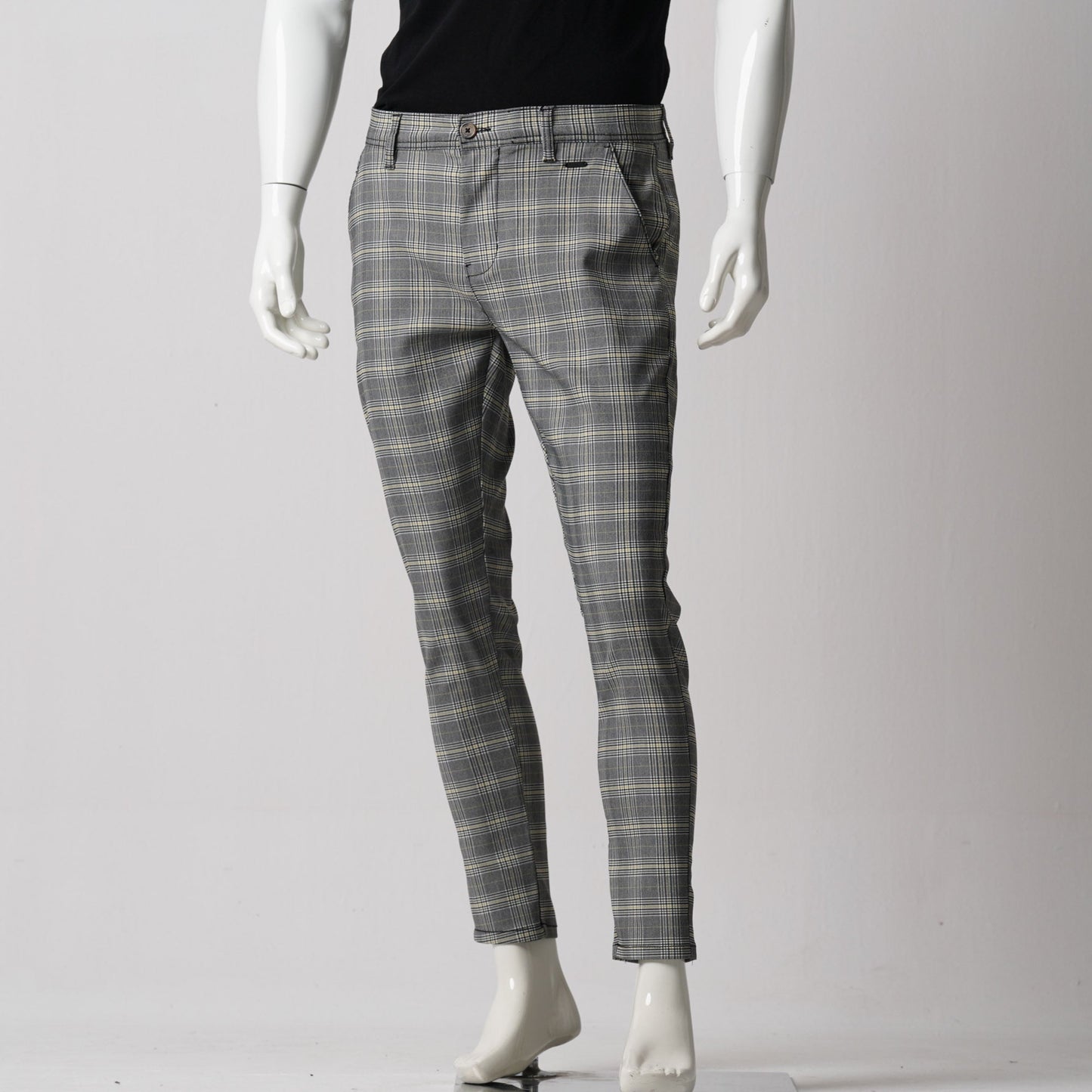 Mens Check Twill Pant