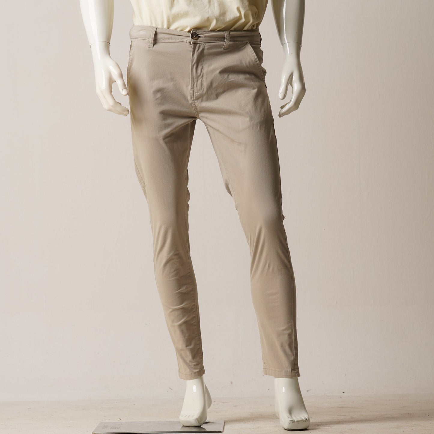 Mens Grey Twill Pant