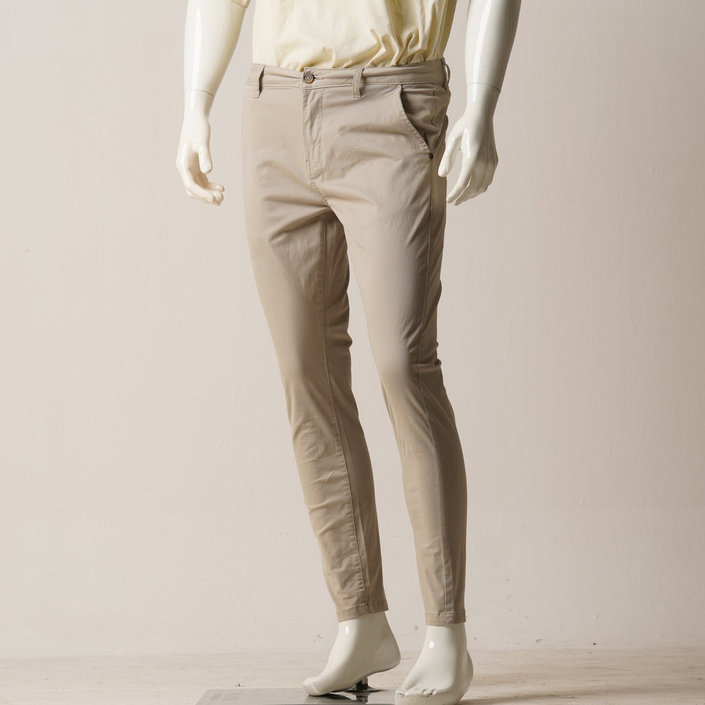 Mens Grey Twill Pant