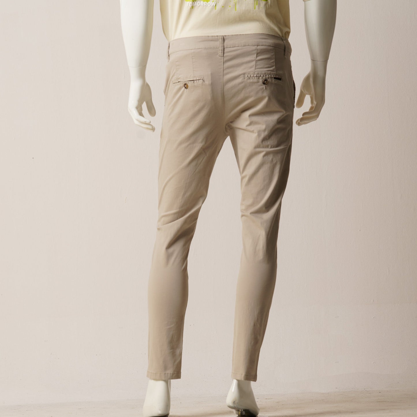 Mens Grey Twill Pant