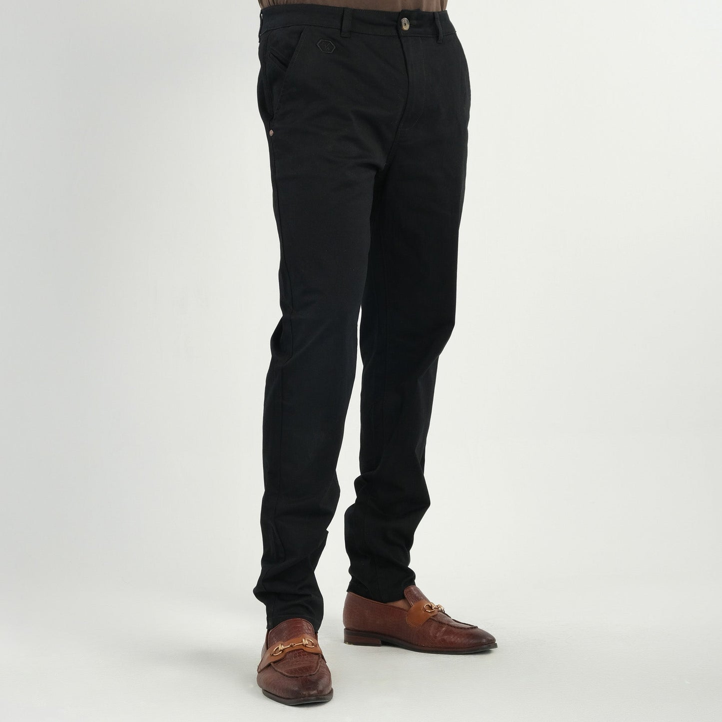 Men's Black Twill Pants