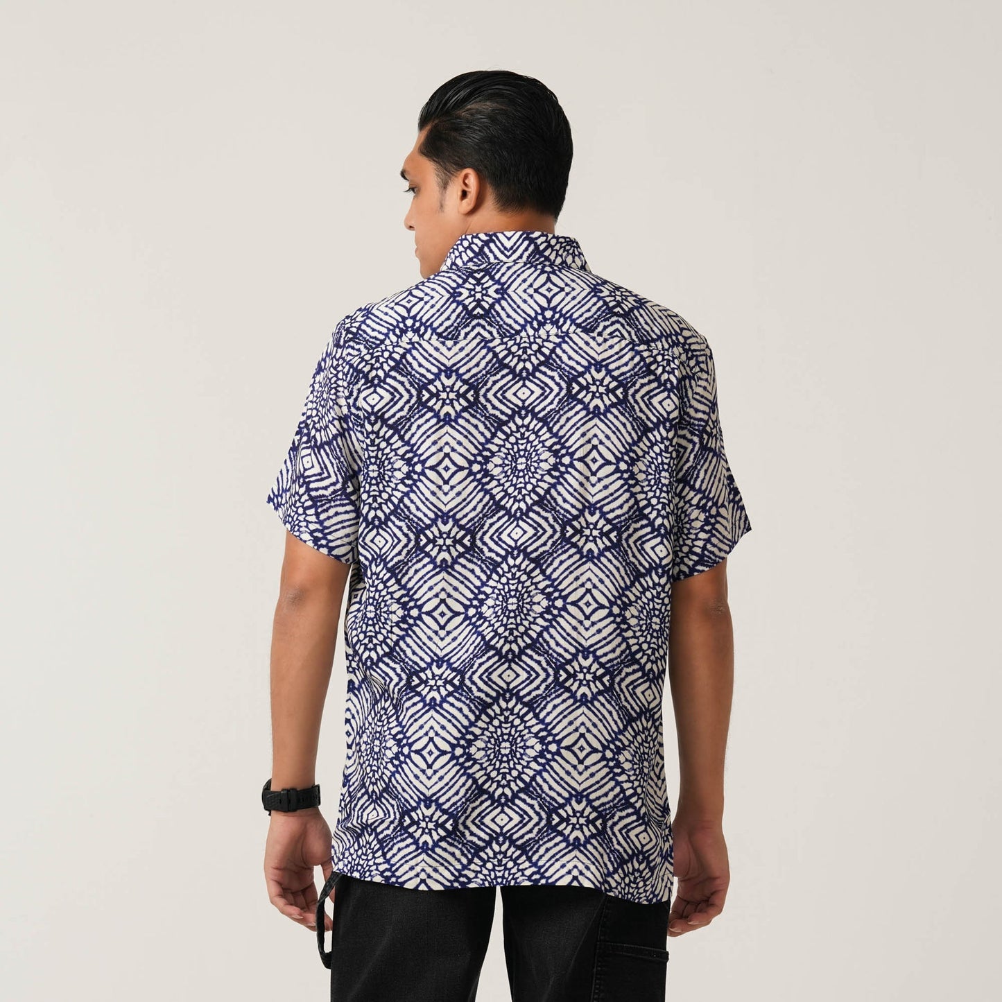 Mens Blue Casual Shirt