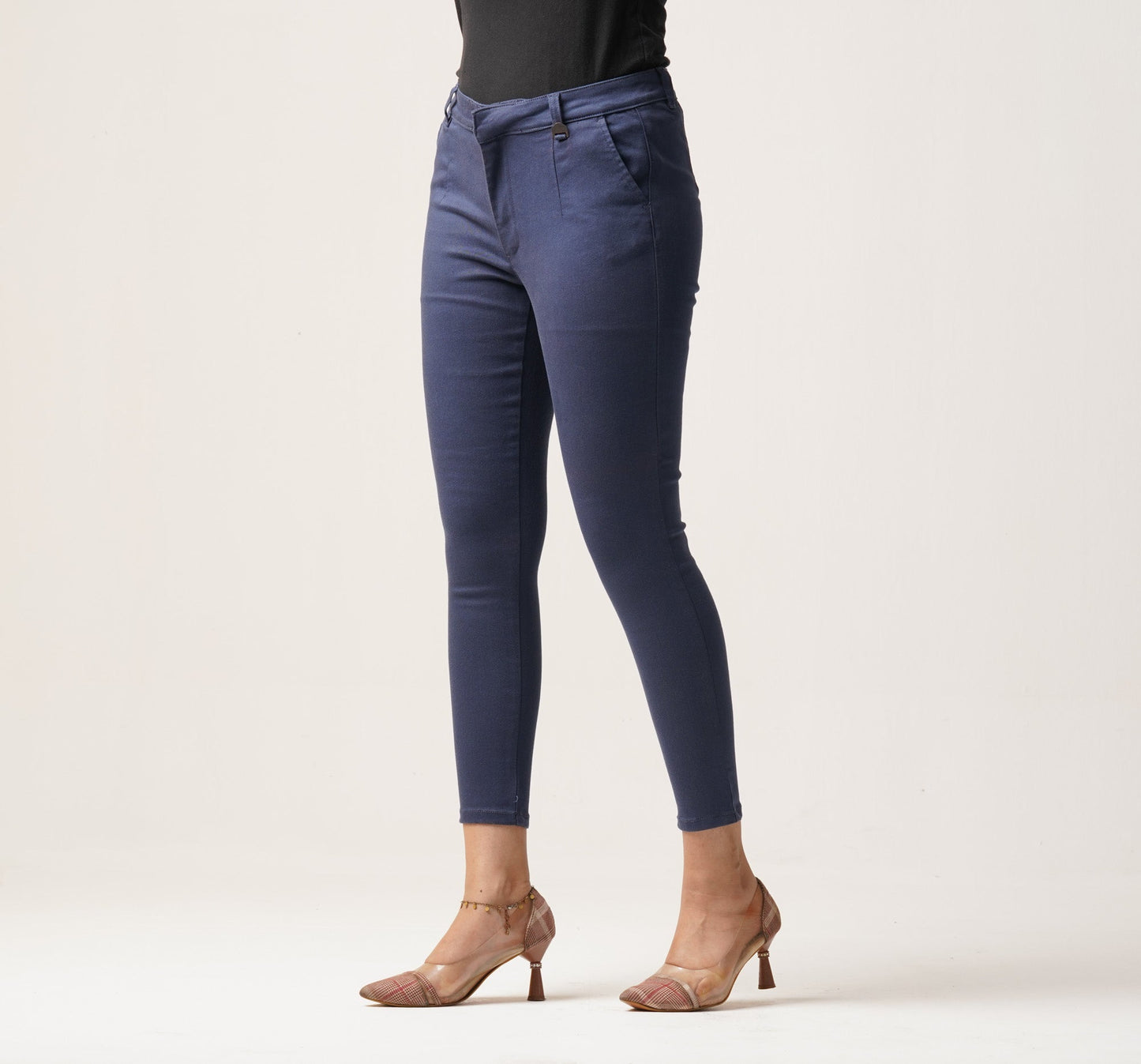 LADIES LONG PANT-NAVY BLUE