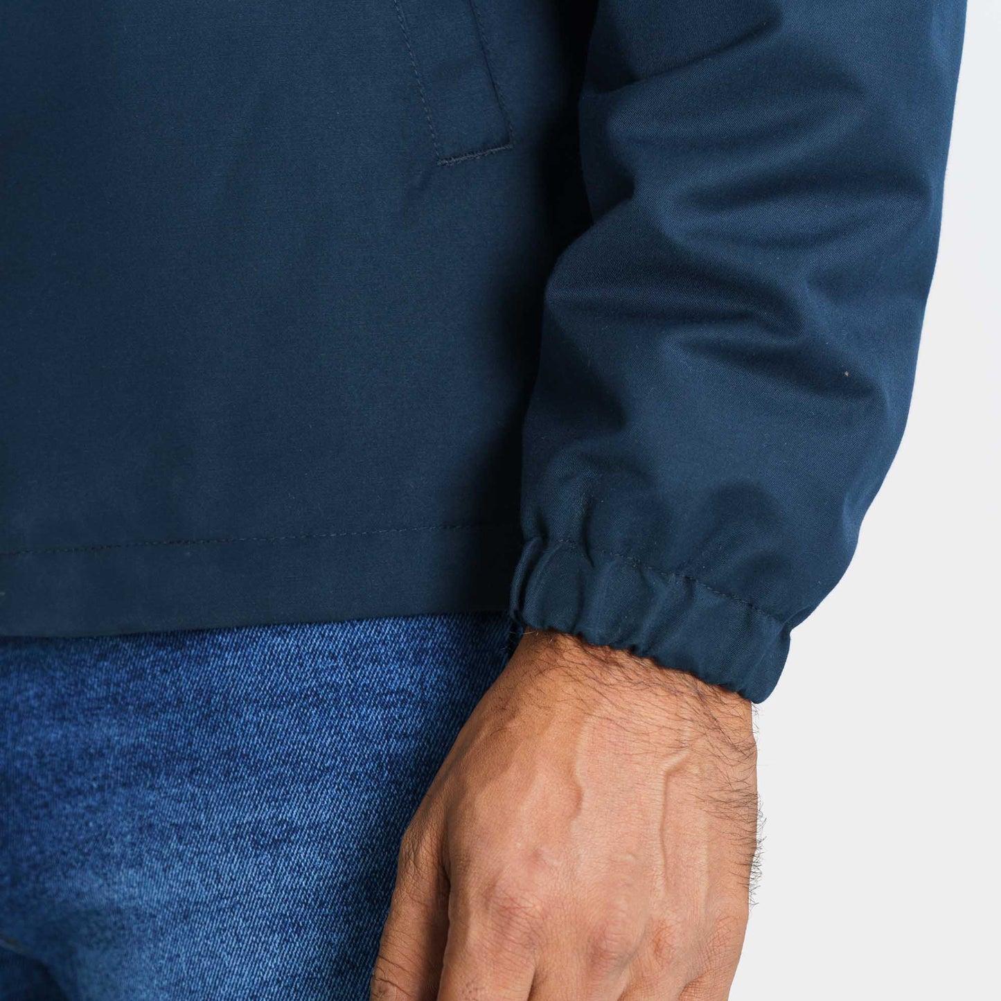 Mens Navy Shacket
