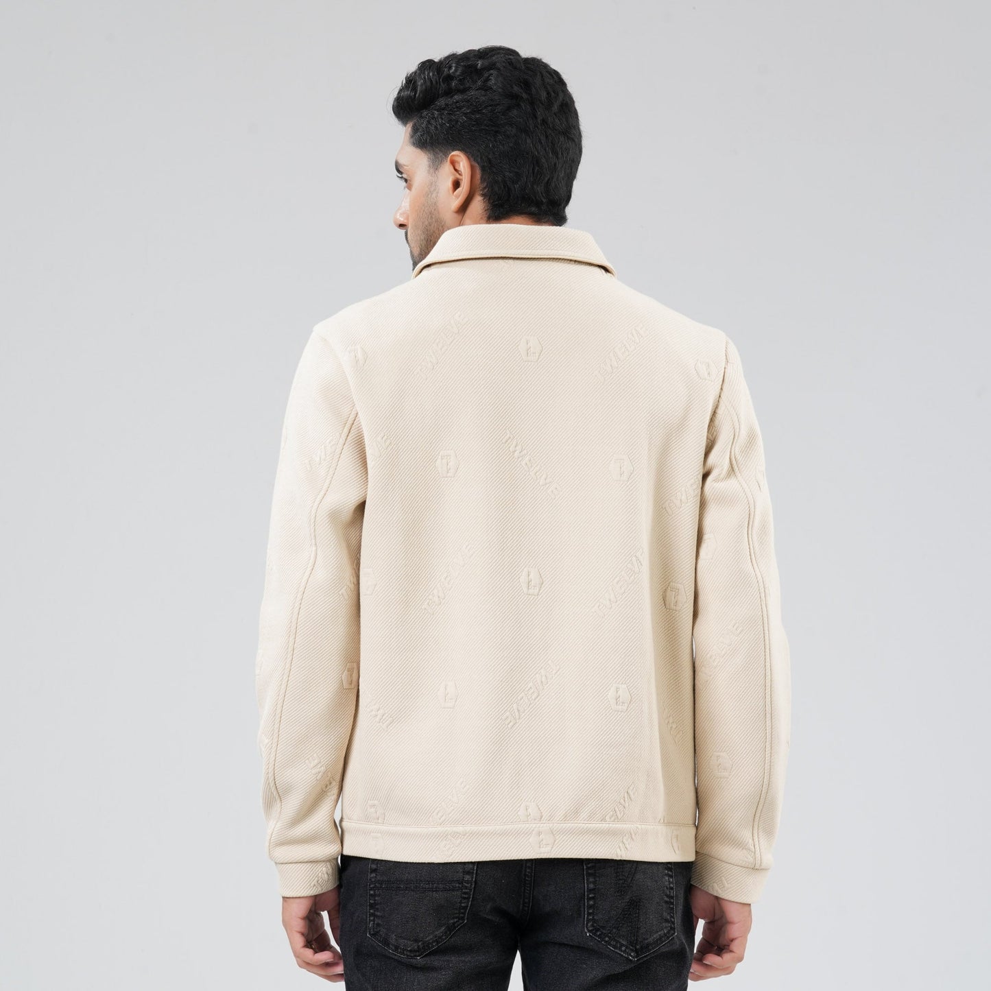 Mens Cream Shacket