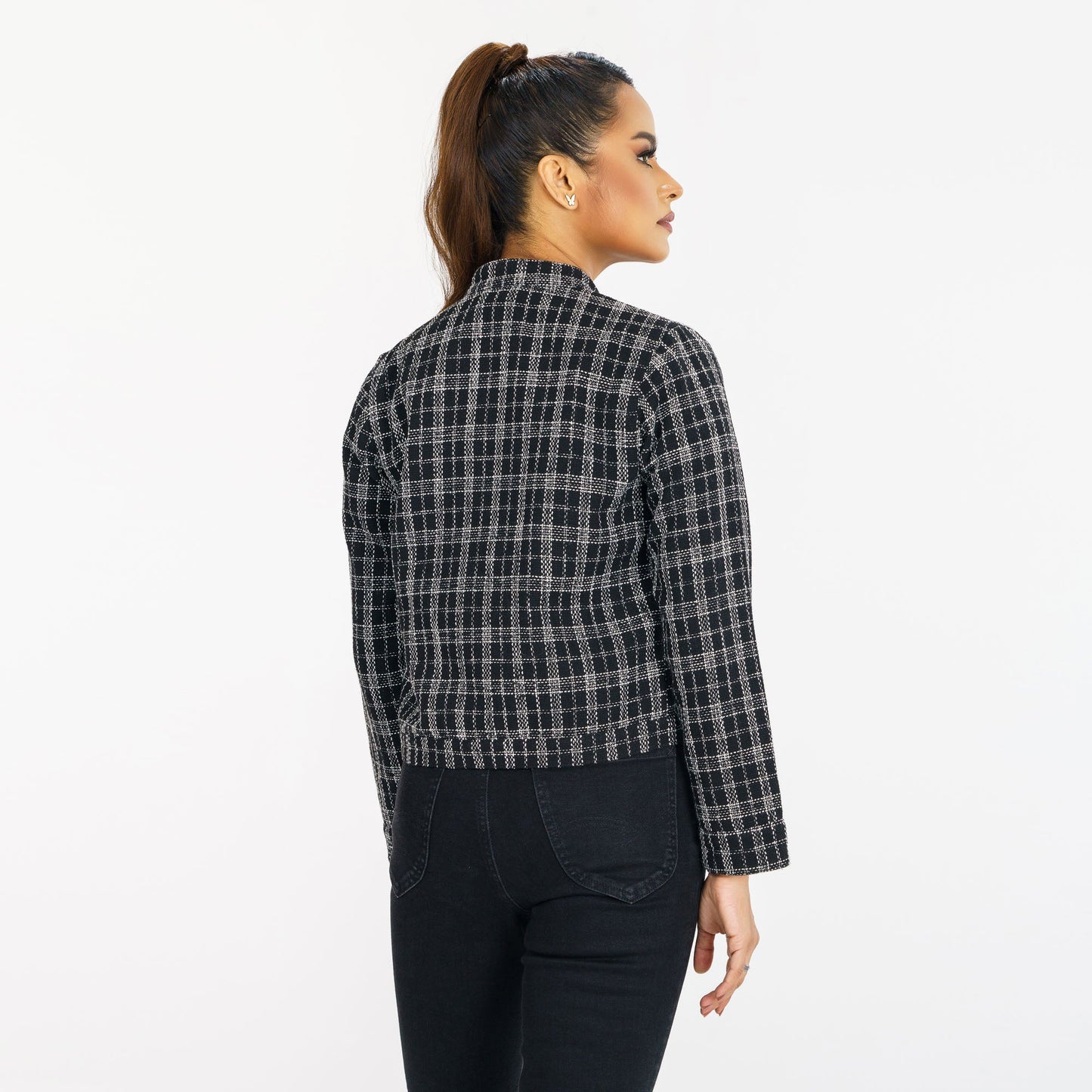Women’s Black & White Shacket