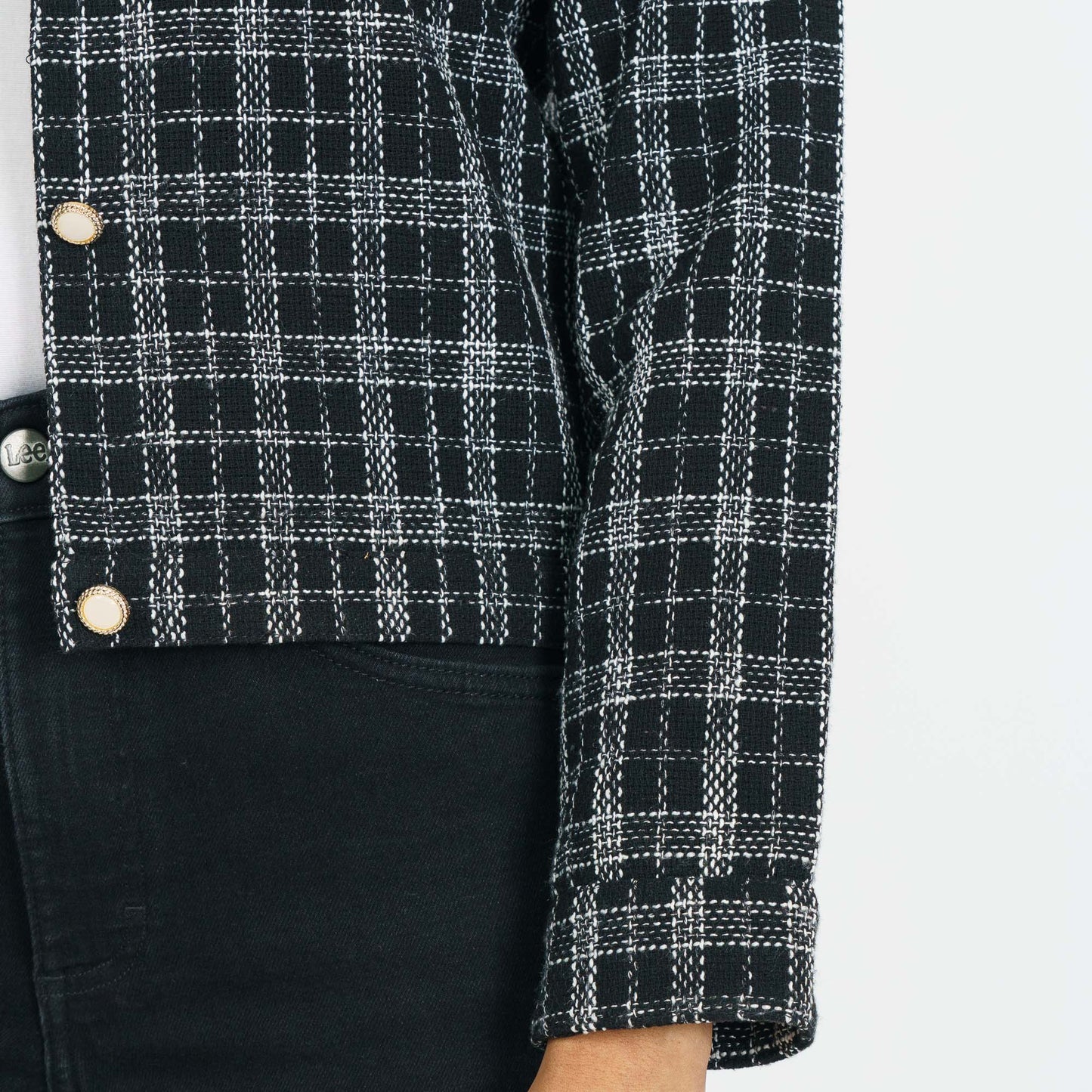 Women’s Black & White Shacket
