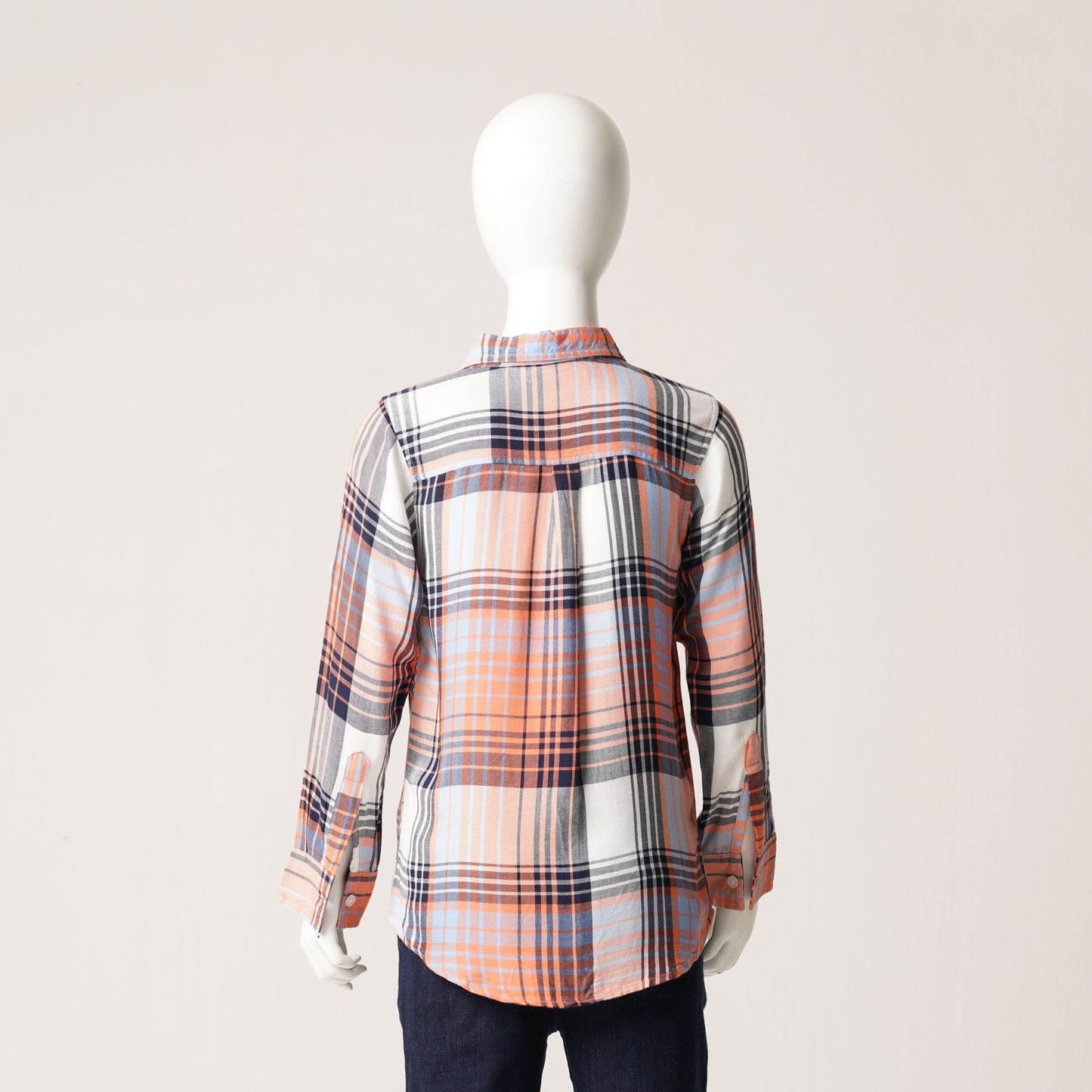 Boys Orange & Blue Shirt