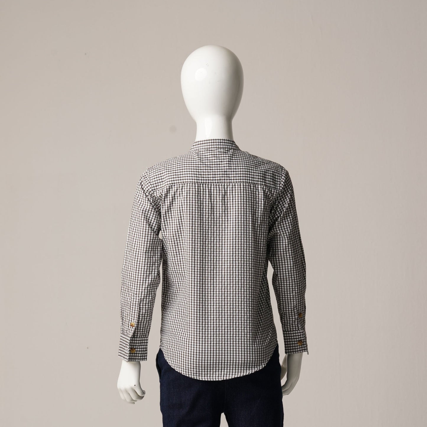Baby Boys Chocolate & White Shirt