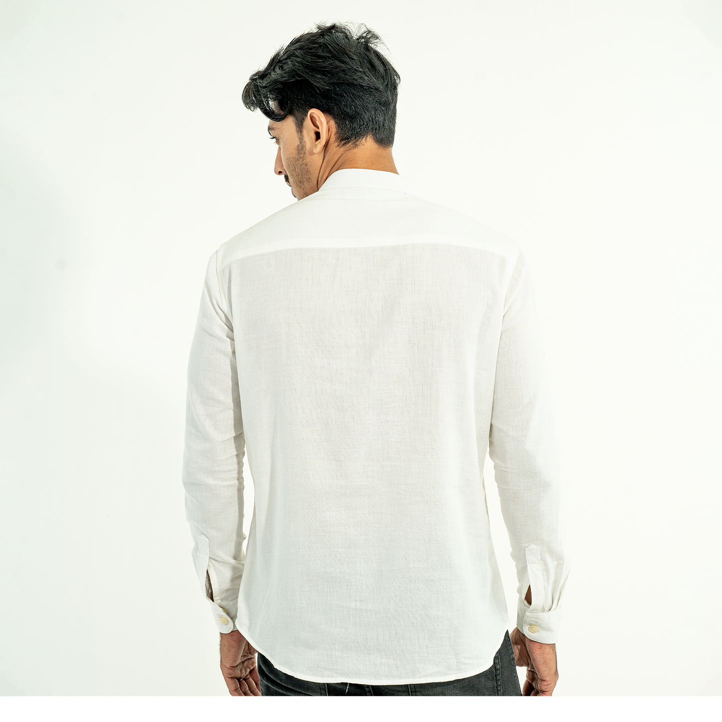 Men's White Placement Shirt