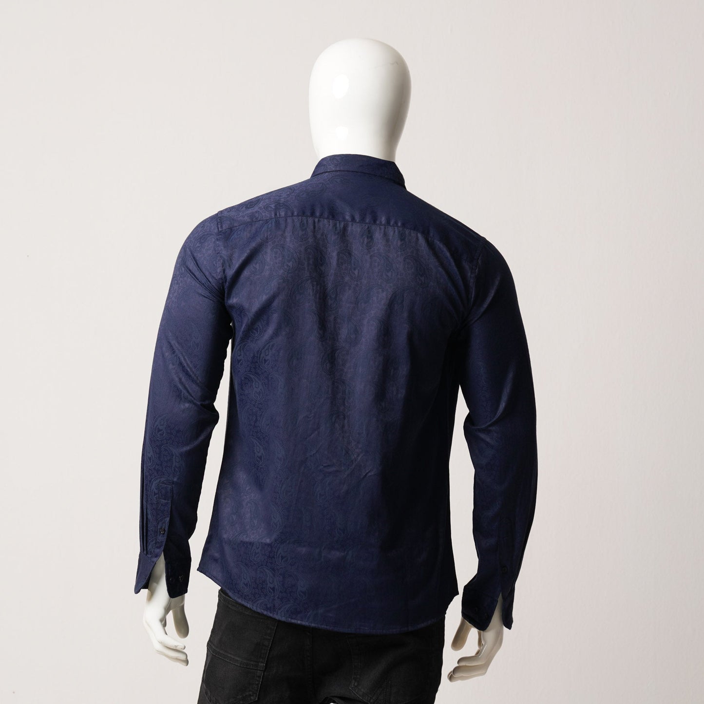MENS L/S SHIRT-NAVY