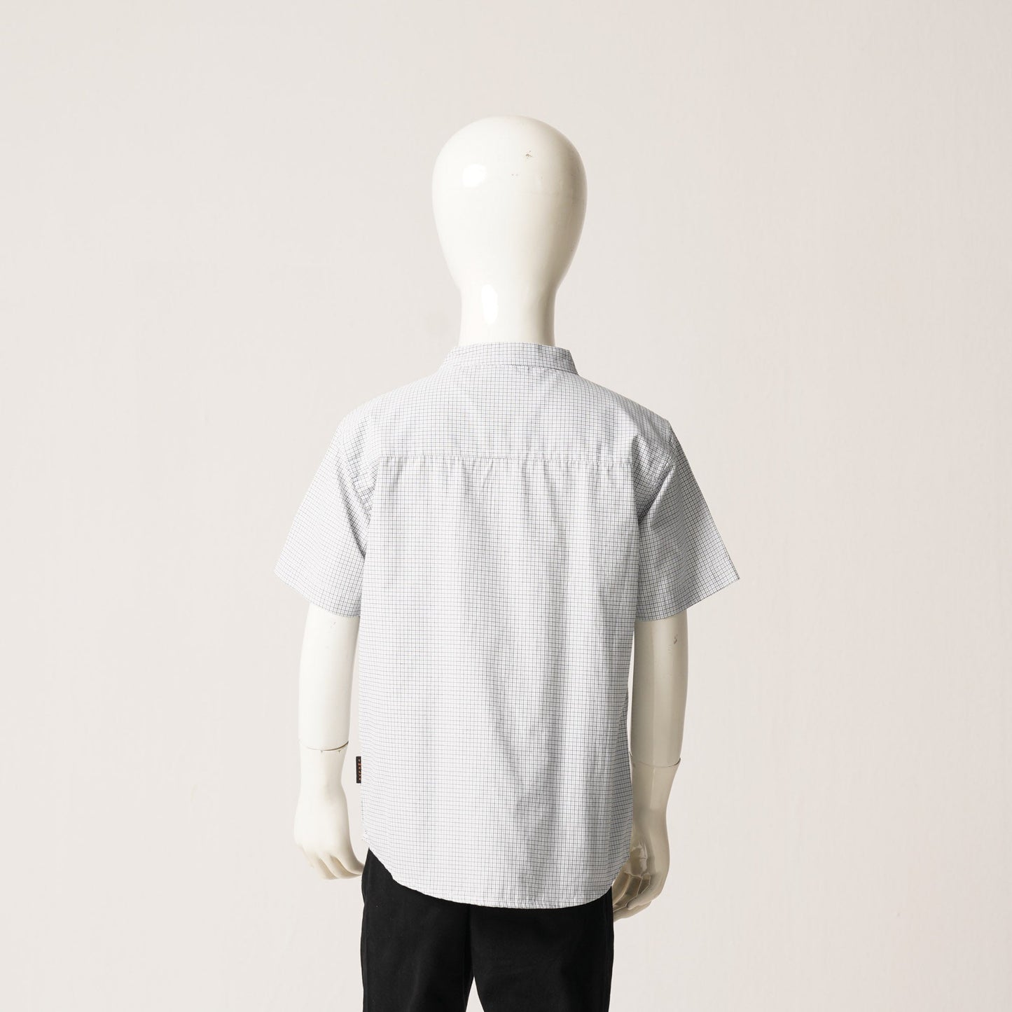 Baby Boys White & Black S/S Shirt