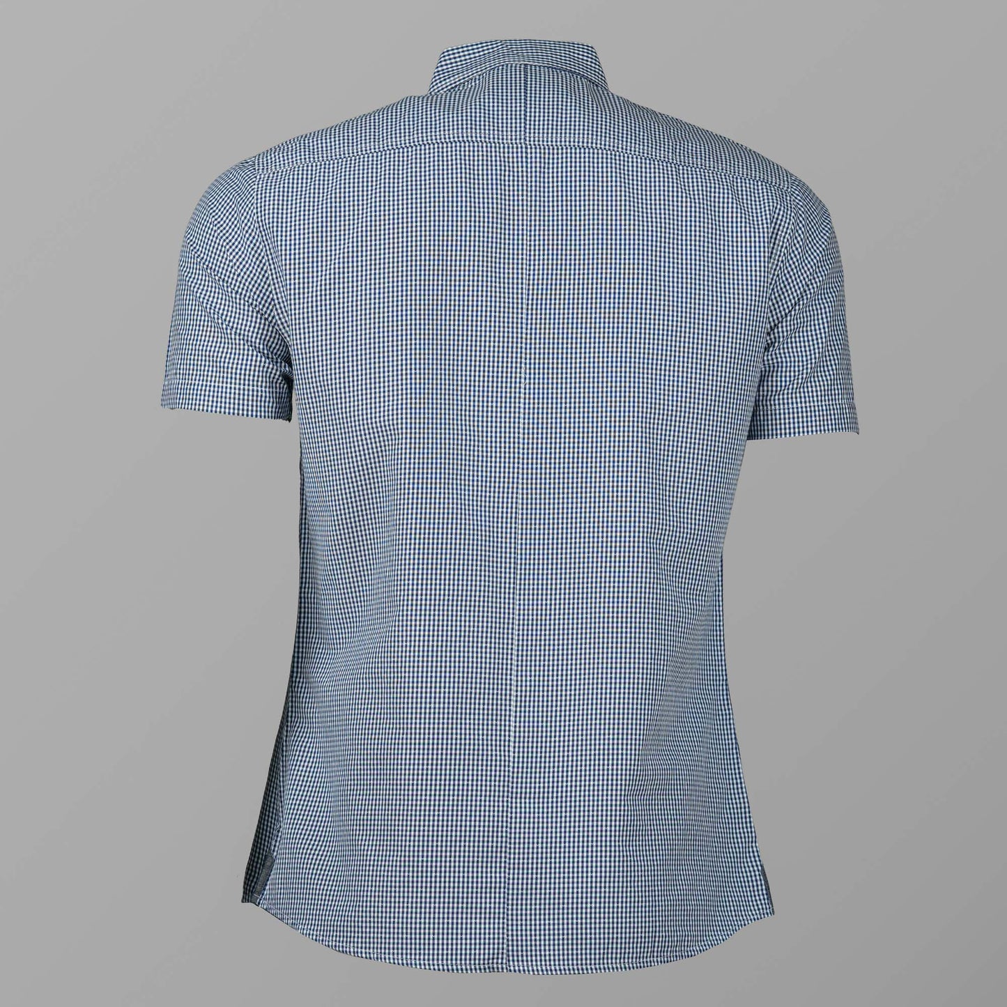 Mens Navy & White Shirt
