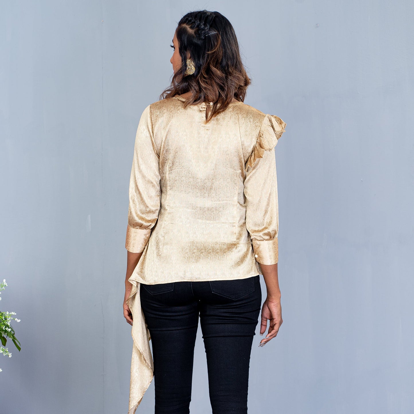 Womens Golden Tops