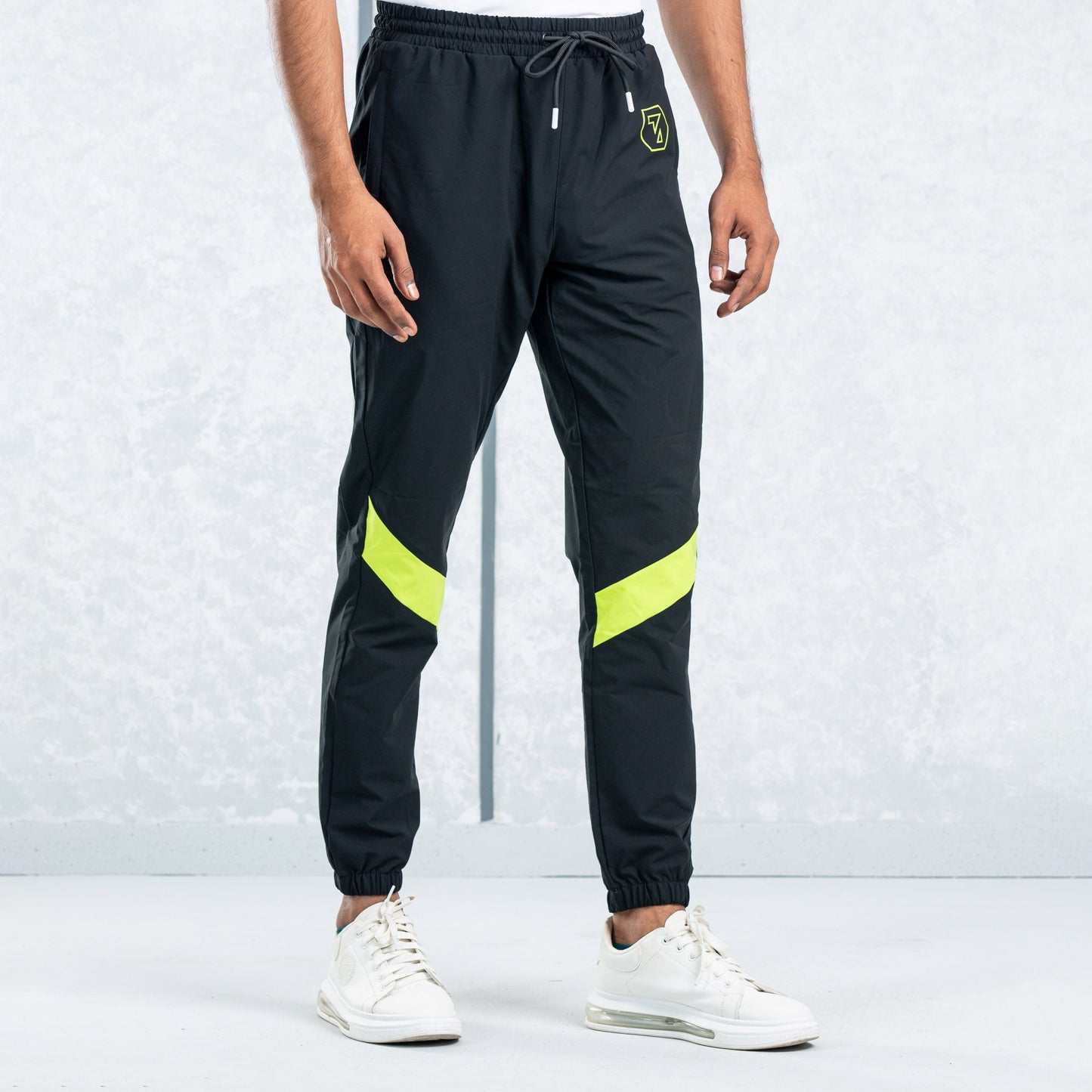 Men's Black Active Trousers