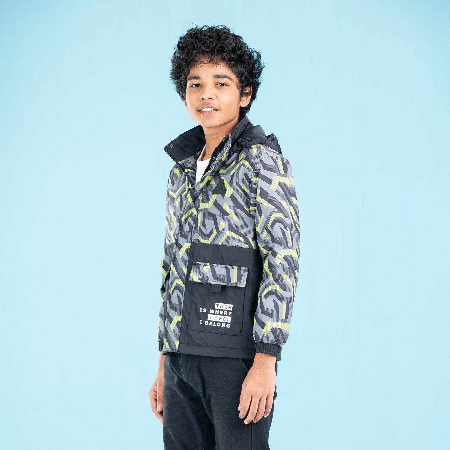BOYS WINDBREAKER-MULTI COLOR AOP