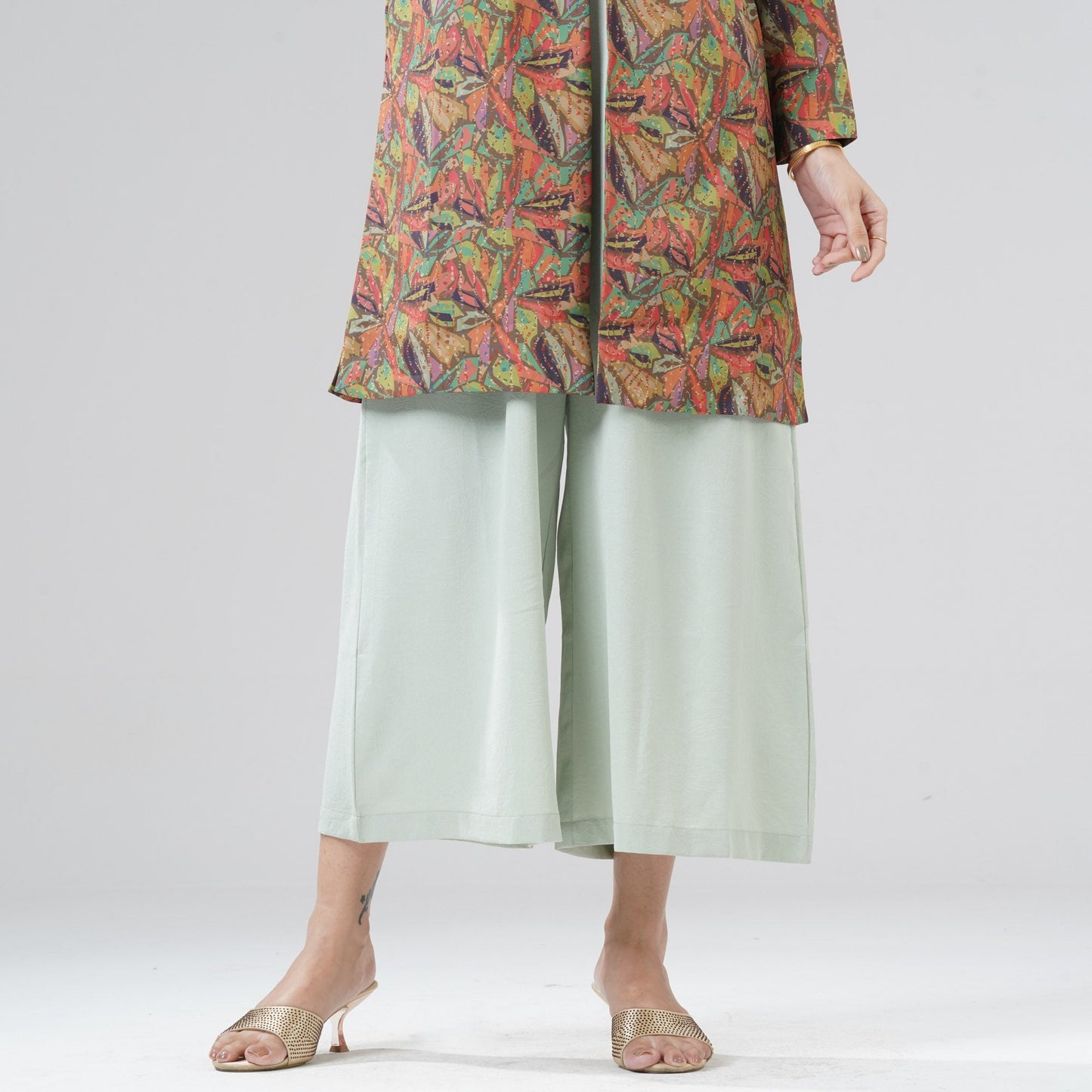 Womens Green Two Piece Set