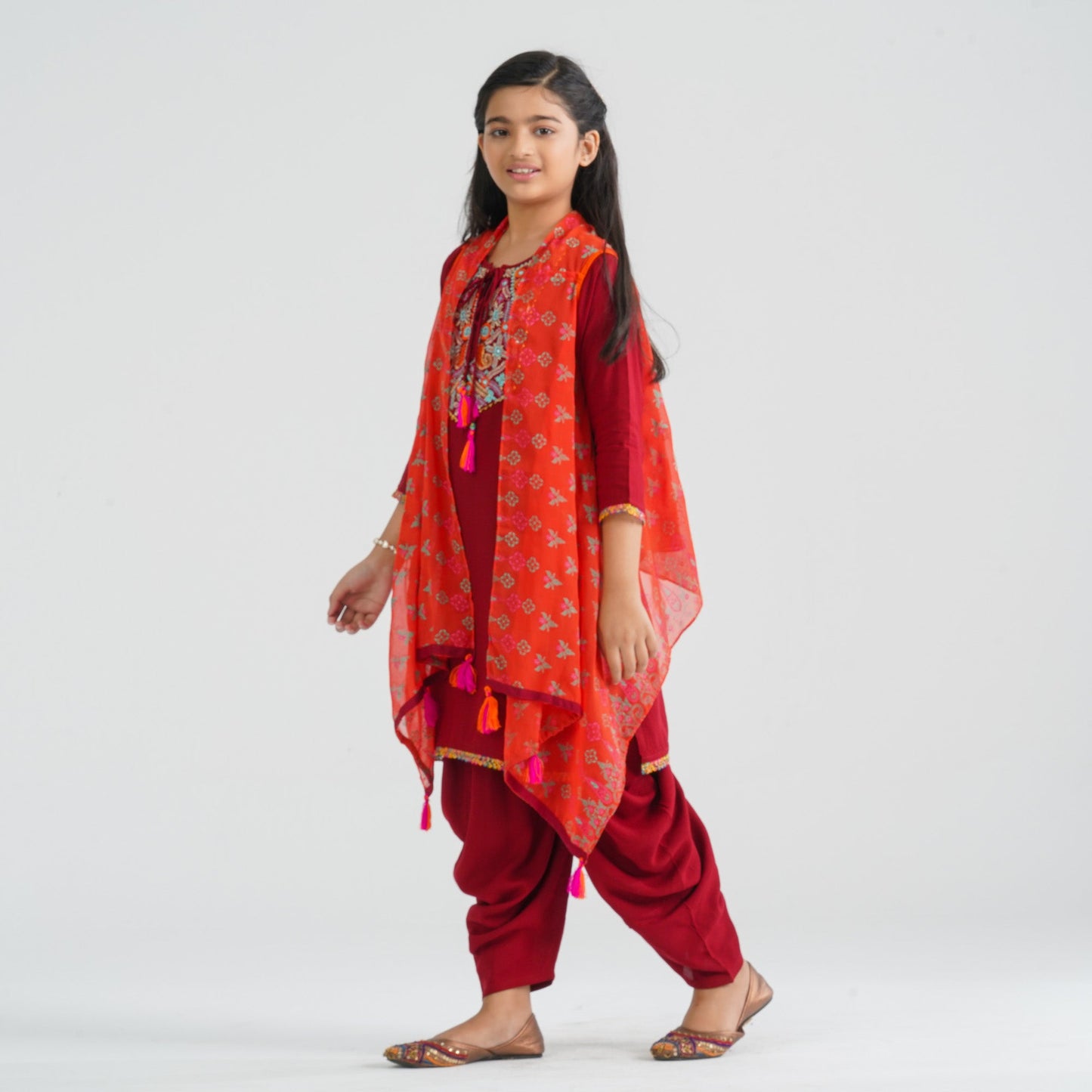 Girl’s Viscose Three Piece Set