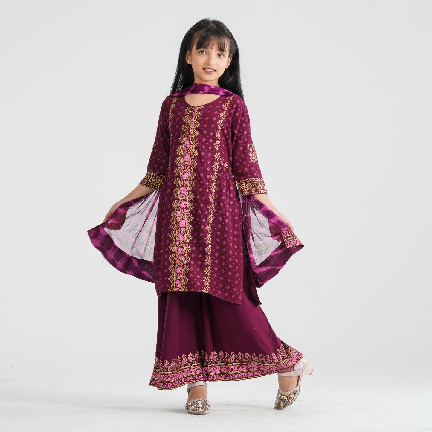 Girl’s Viscose Three Piece Set