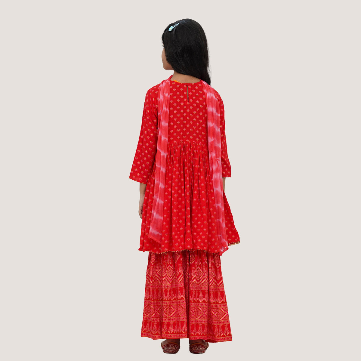 Girls Red Three Piece Set