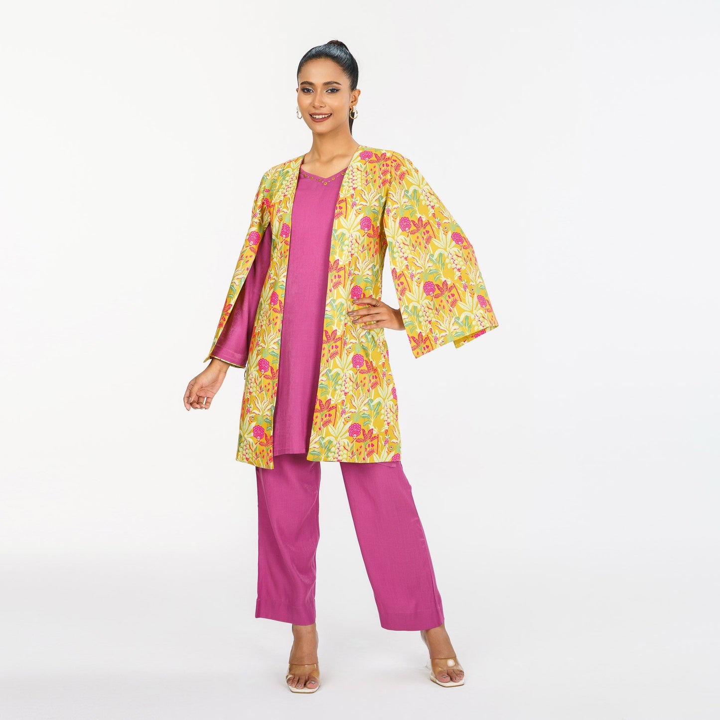 Womens Mustard Ethnic Wear