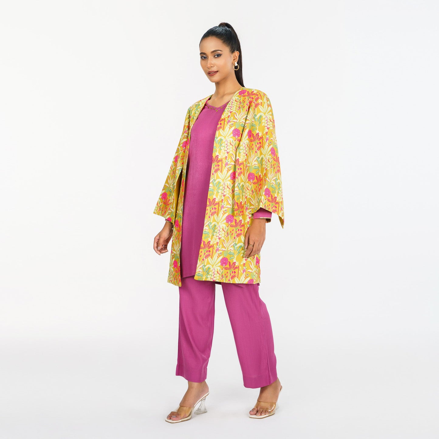 Womens Mustard Ethnic Wear