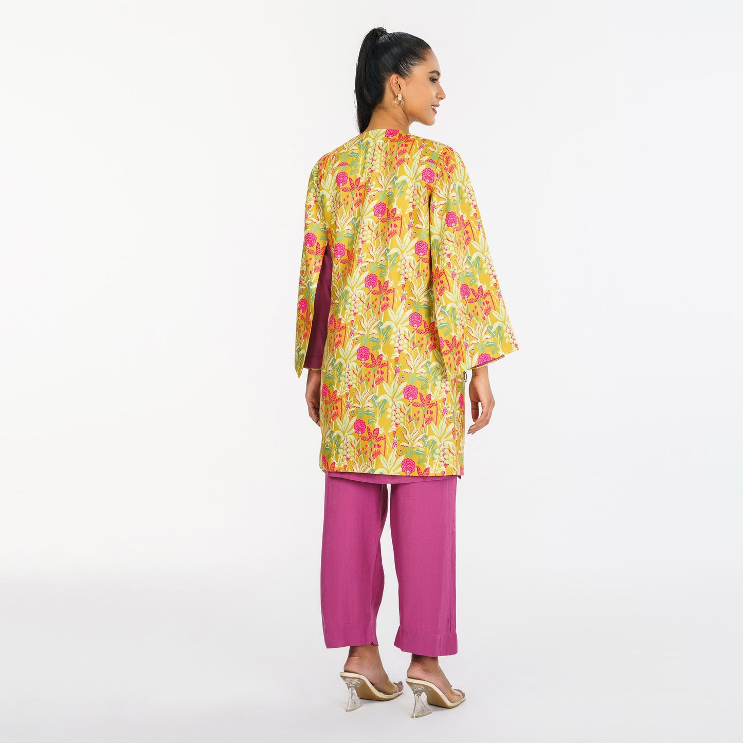 Womens Mustard Ethnic Wear