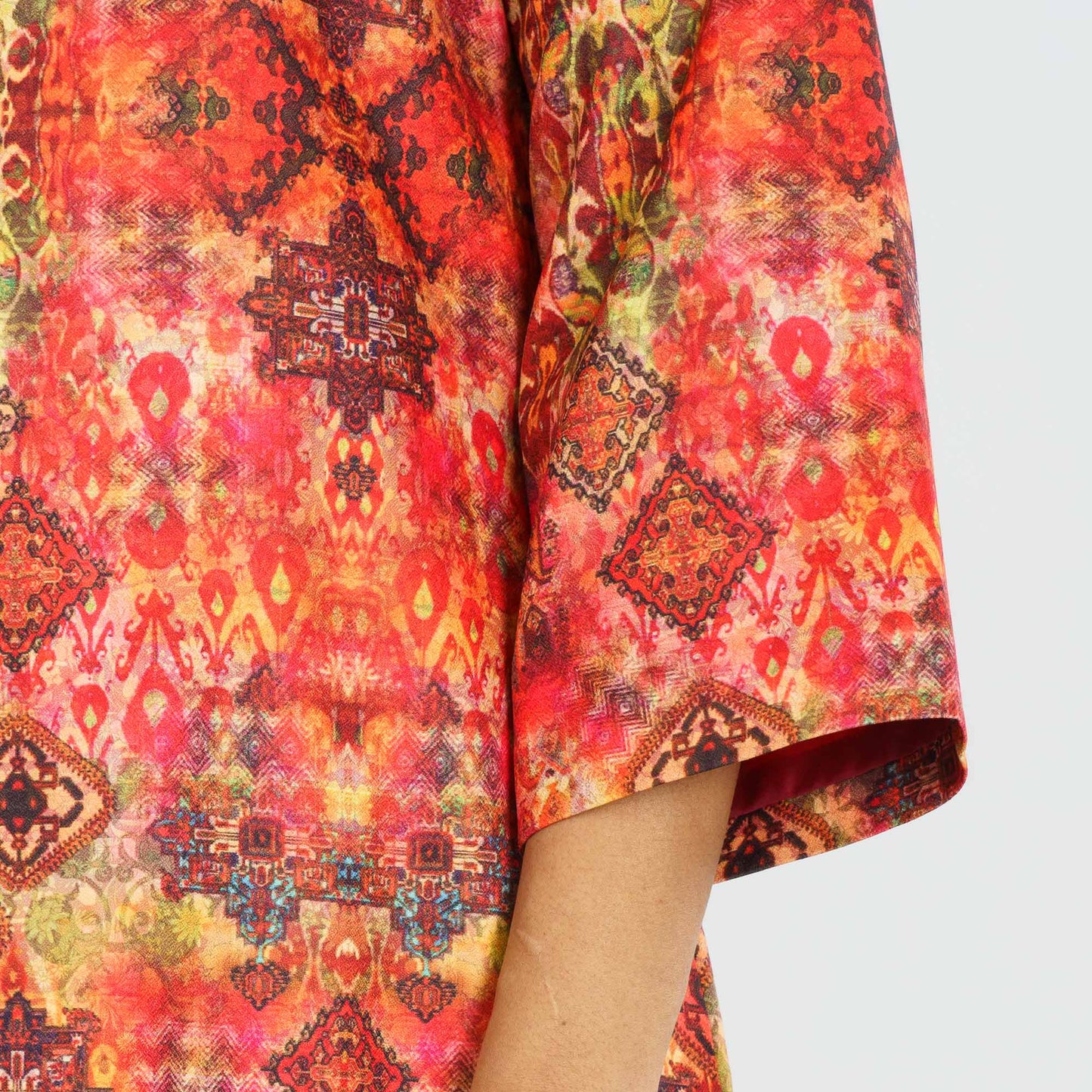 Womens Ethnic Maroon 3-Piece