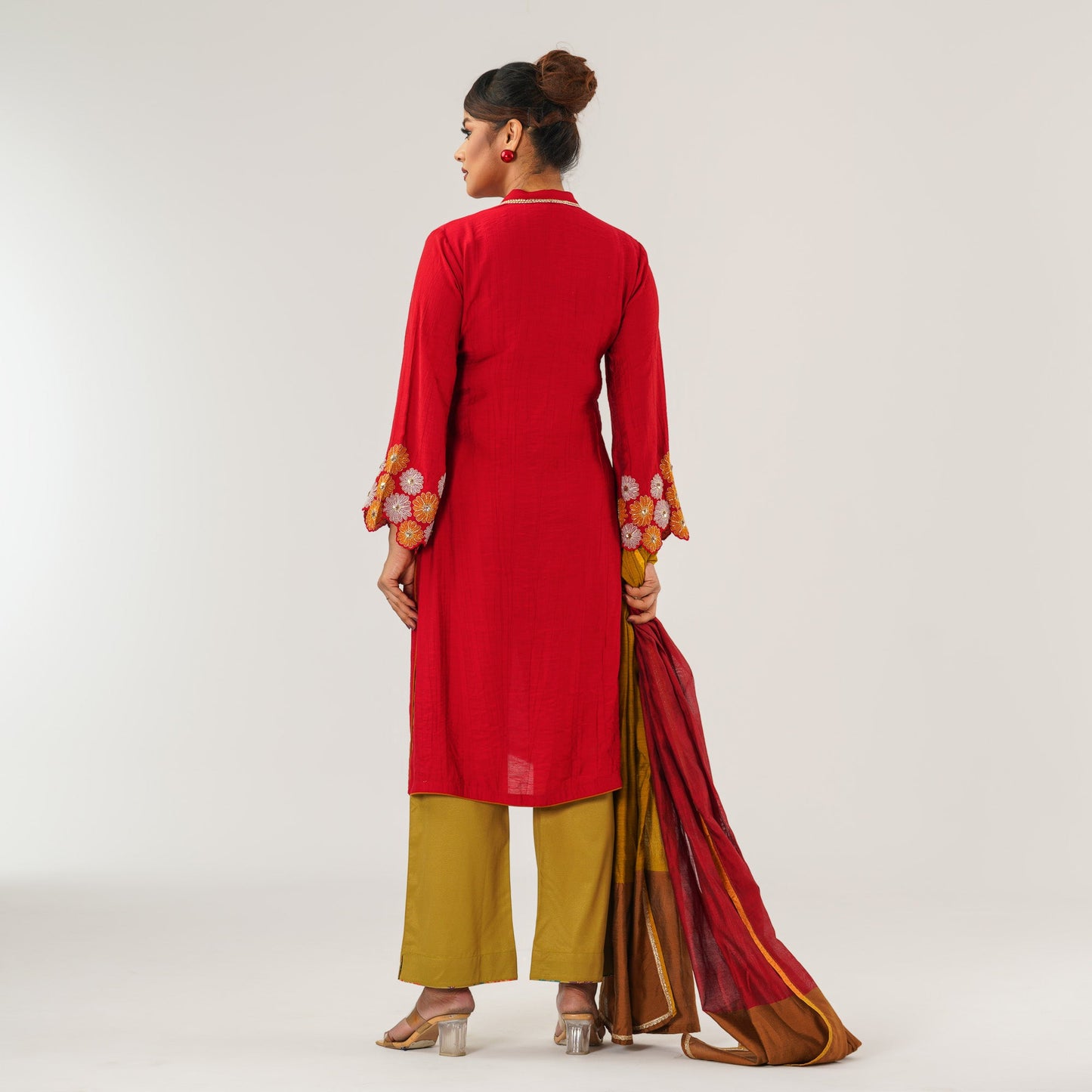 Wmens Red Three Piece