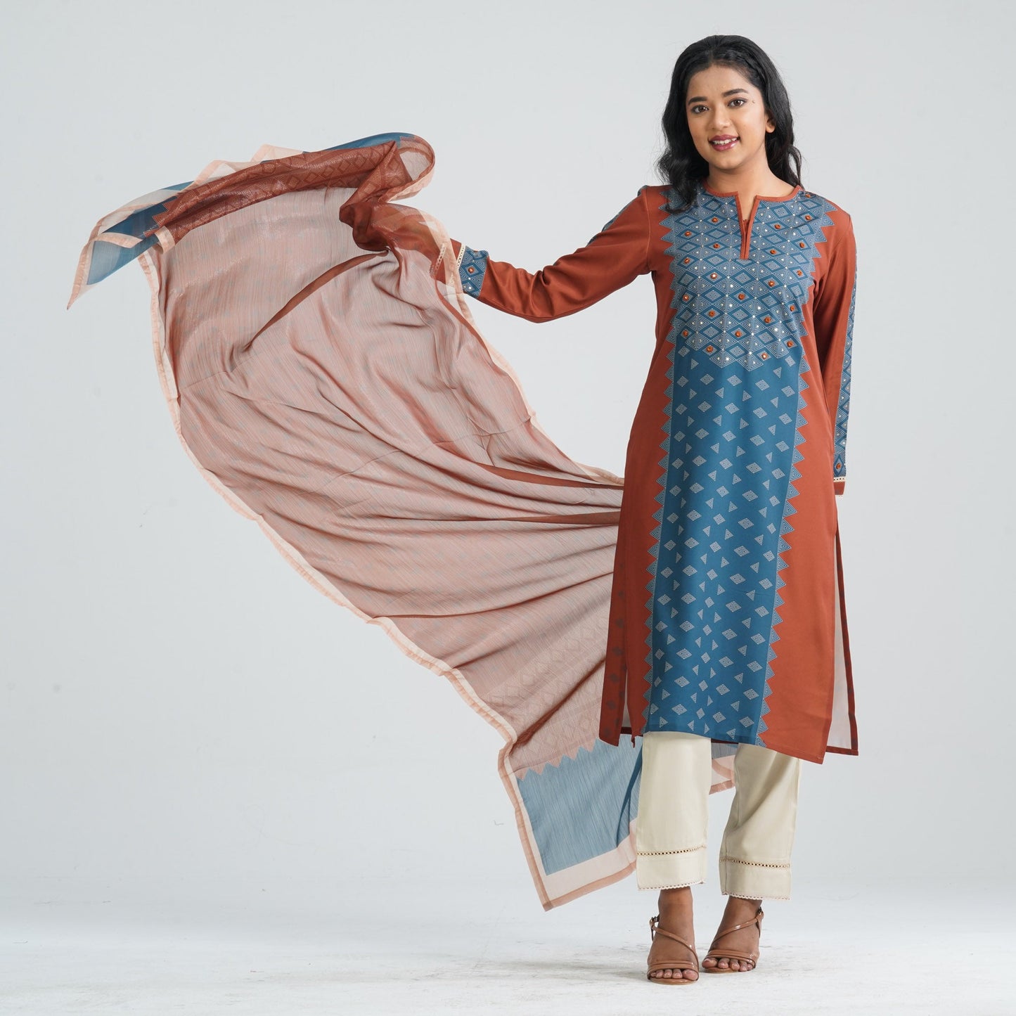 Women’s Blended Silk Three Piece Set