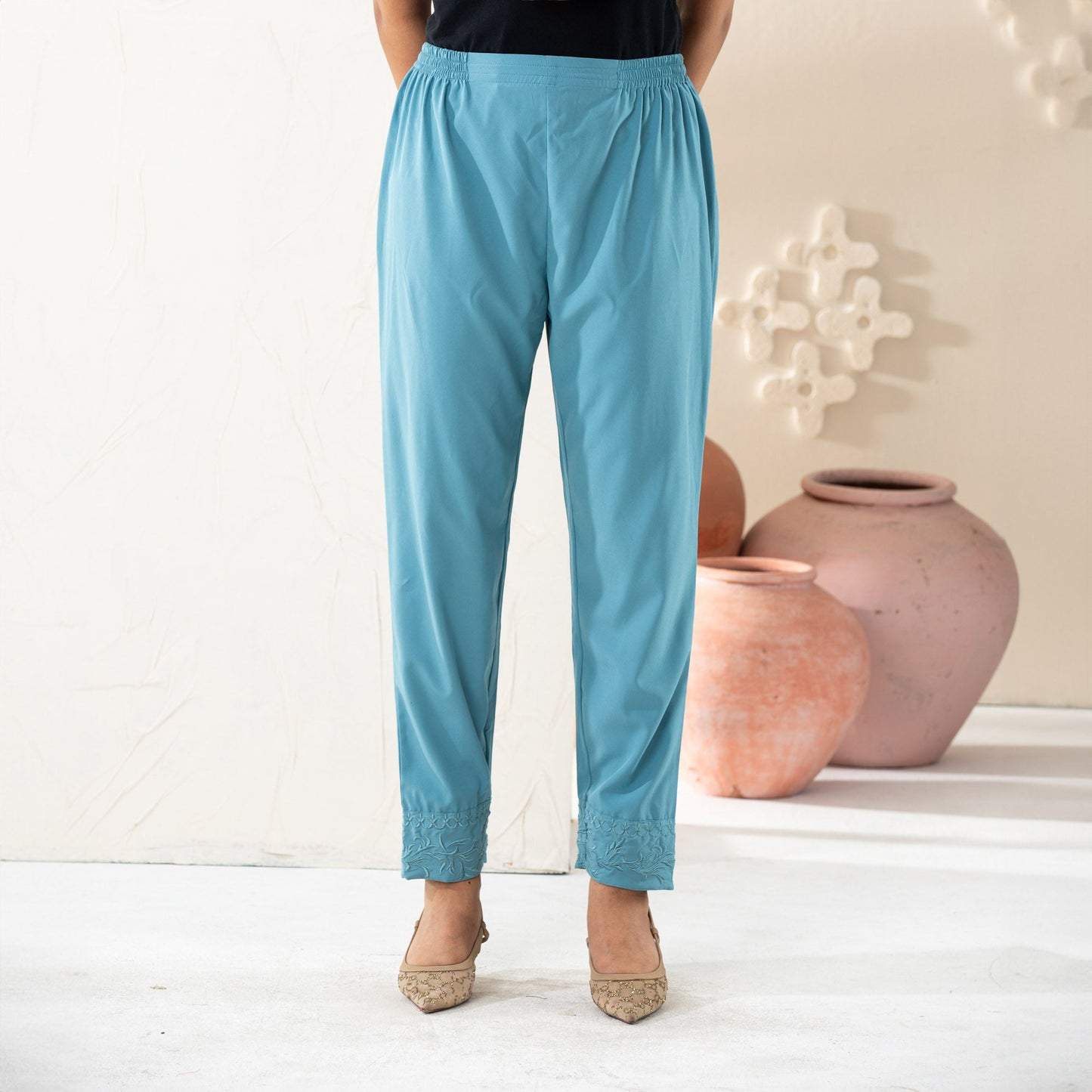Women’s Stone Embroidered Bottom