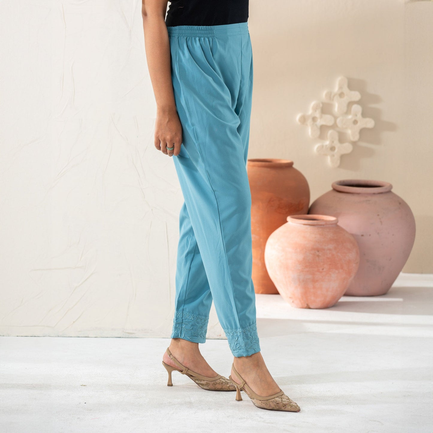 Women’s Stone Embroidered Bottom
