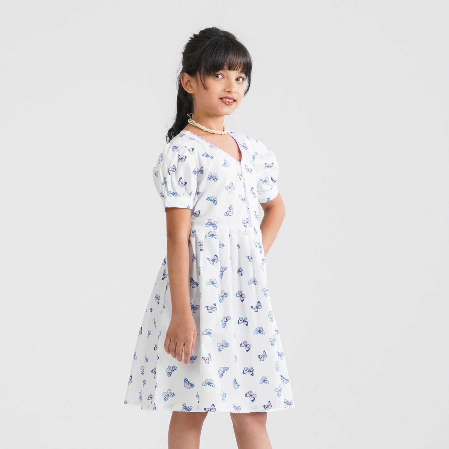 Girl’s Cotton Flared Frock