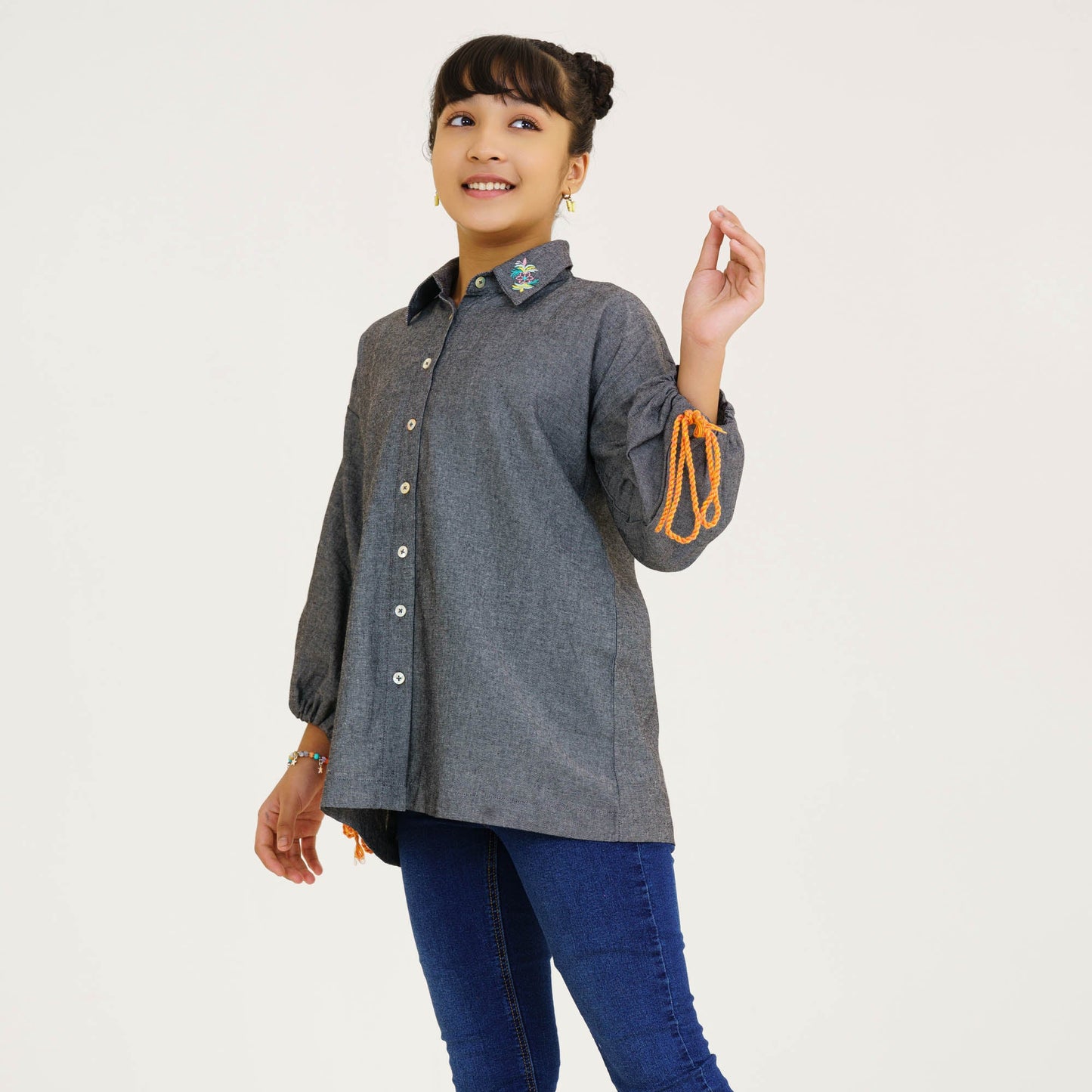 Girl's Teen Black Tunic