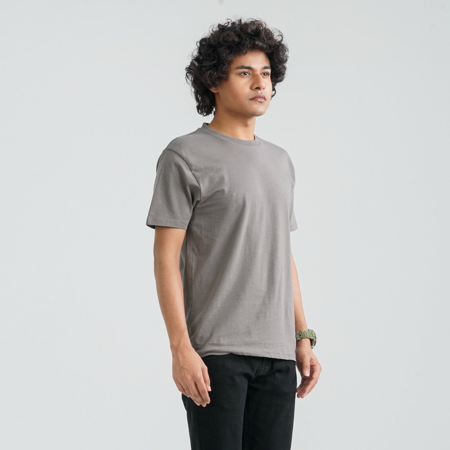 Men’s Grey Cotton T-Shirt