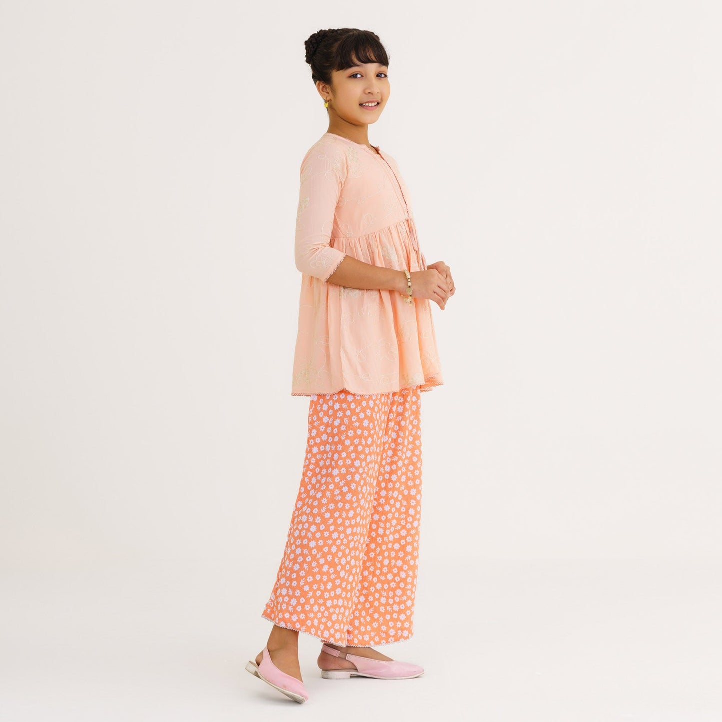 Girls Melon Ethnic Jacket