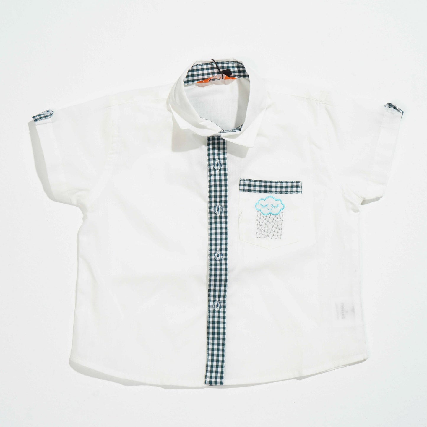 New Born Boys 2Pcs - White