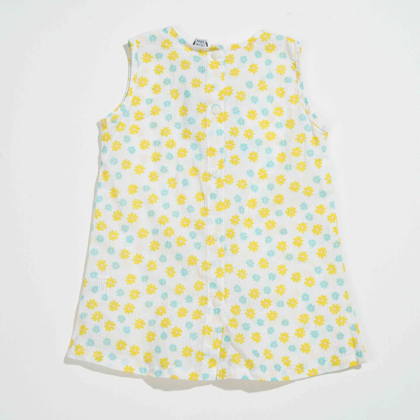 NEW BORN GIRLS 2PCS - WHITE AOP
