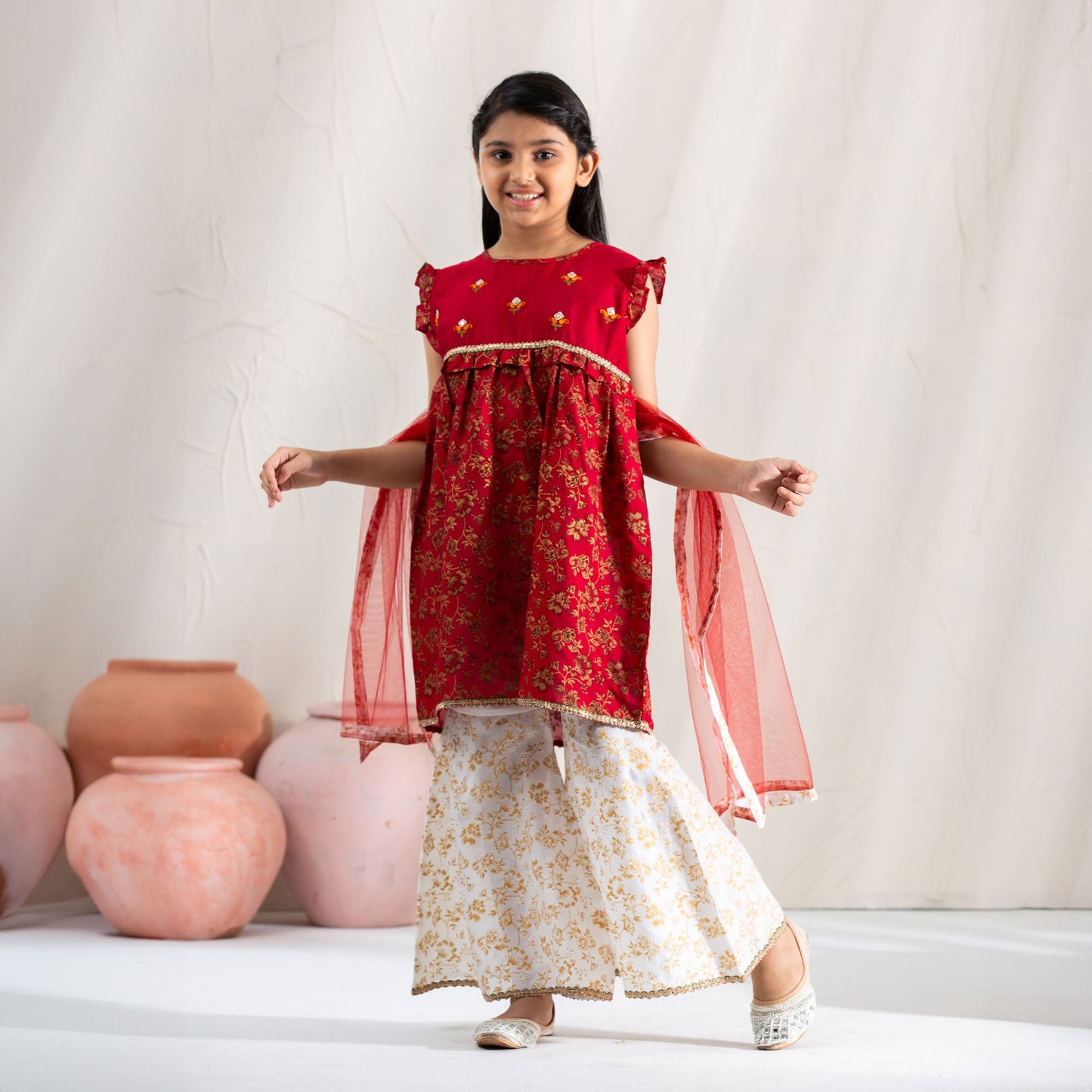 GIRLS 3PCS-MAROON