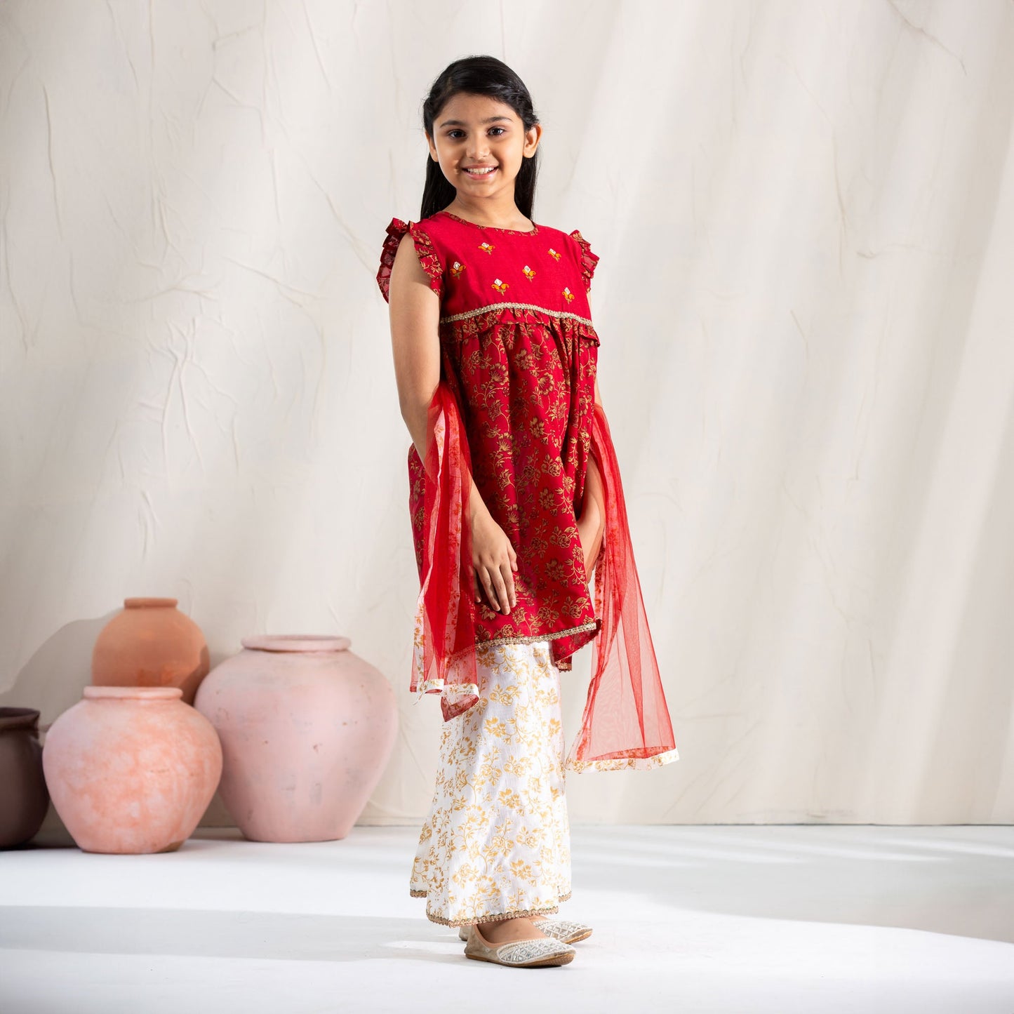 GIRLS 3PCS-MAROON