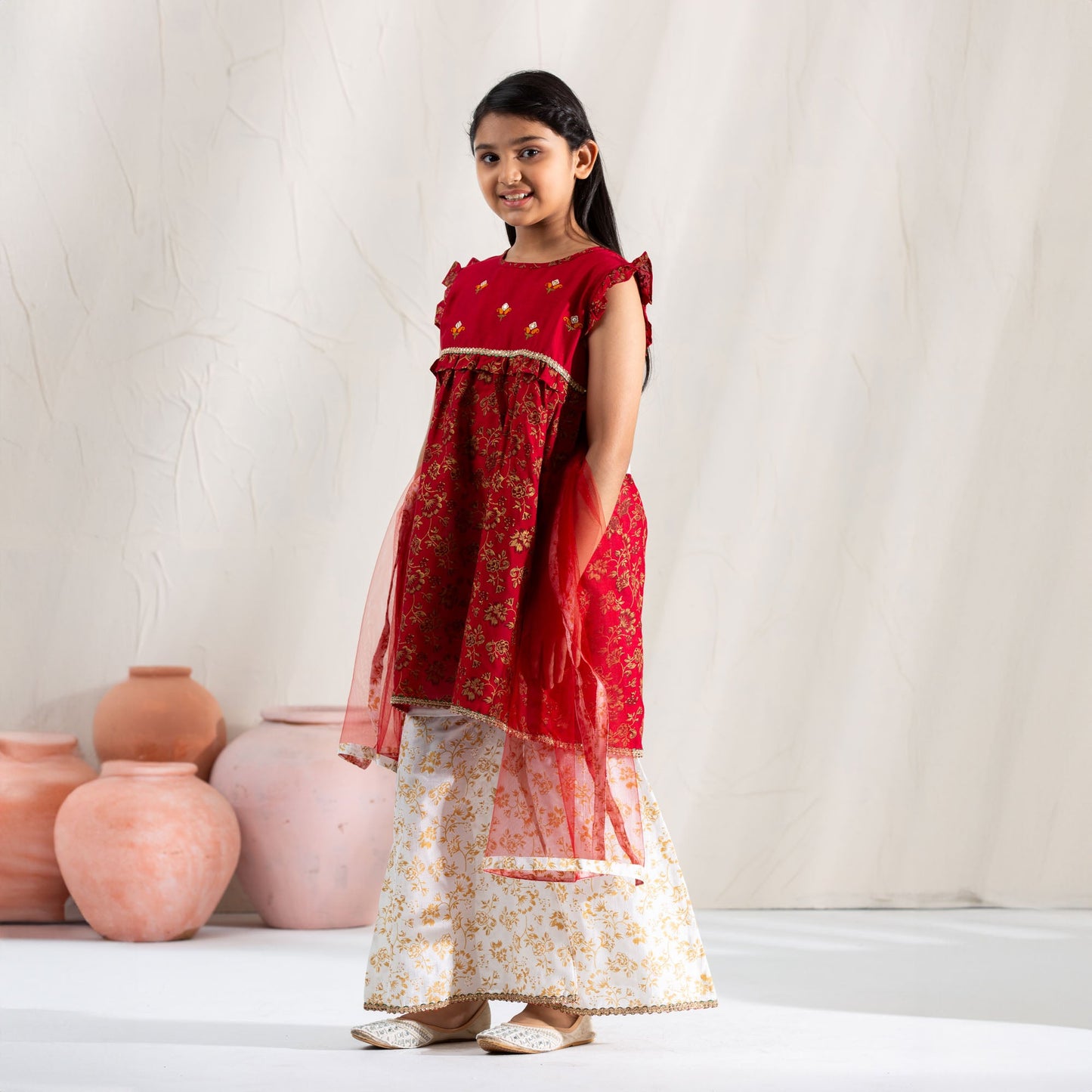 GIRLS 3PCS-MAROON