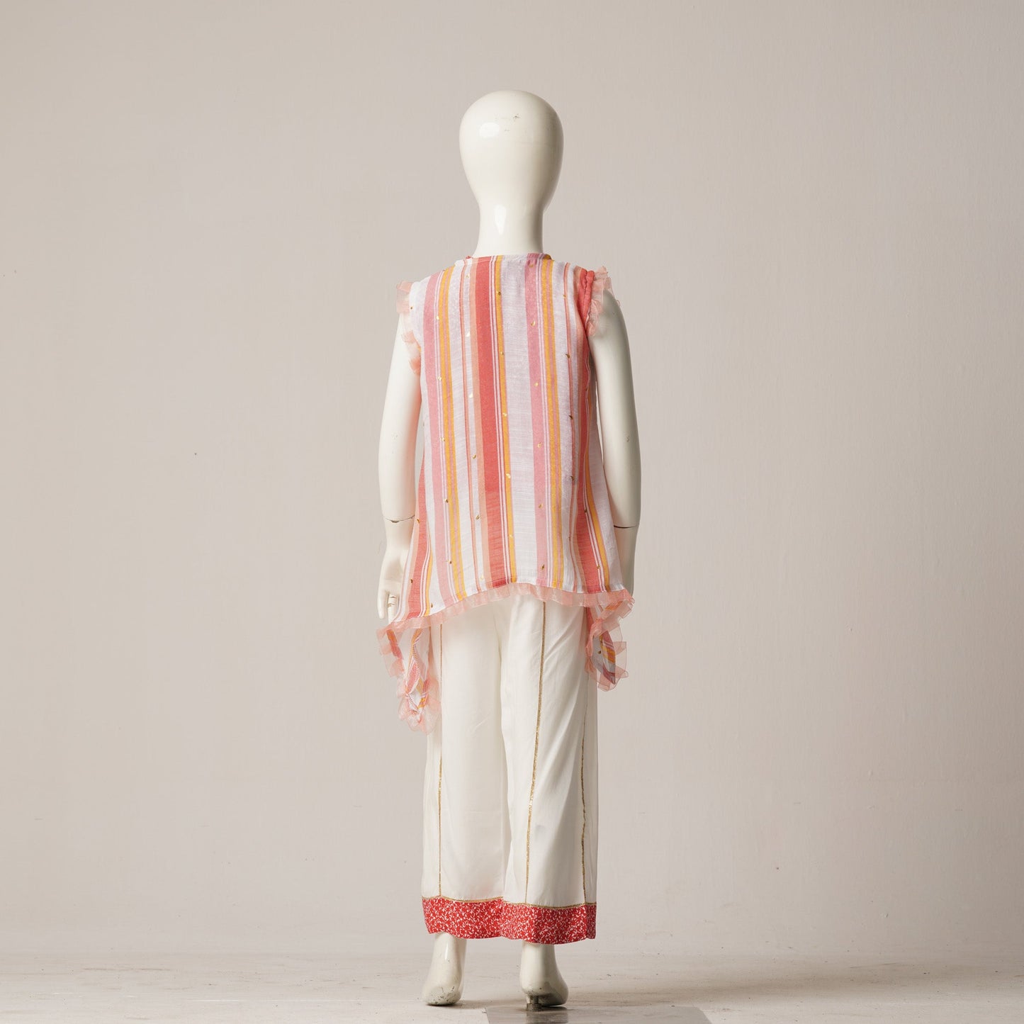 GIRLS 3PCS-WHITE STRIPE 1