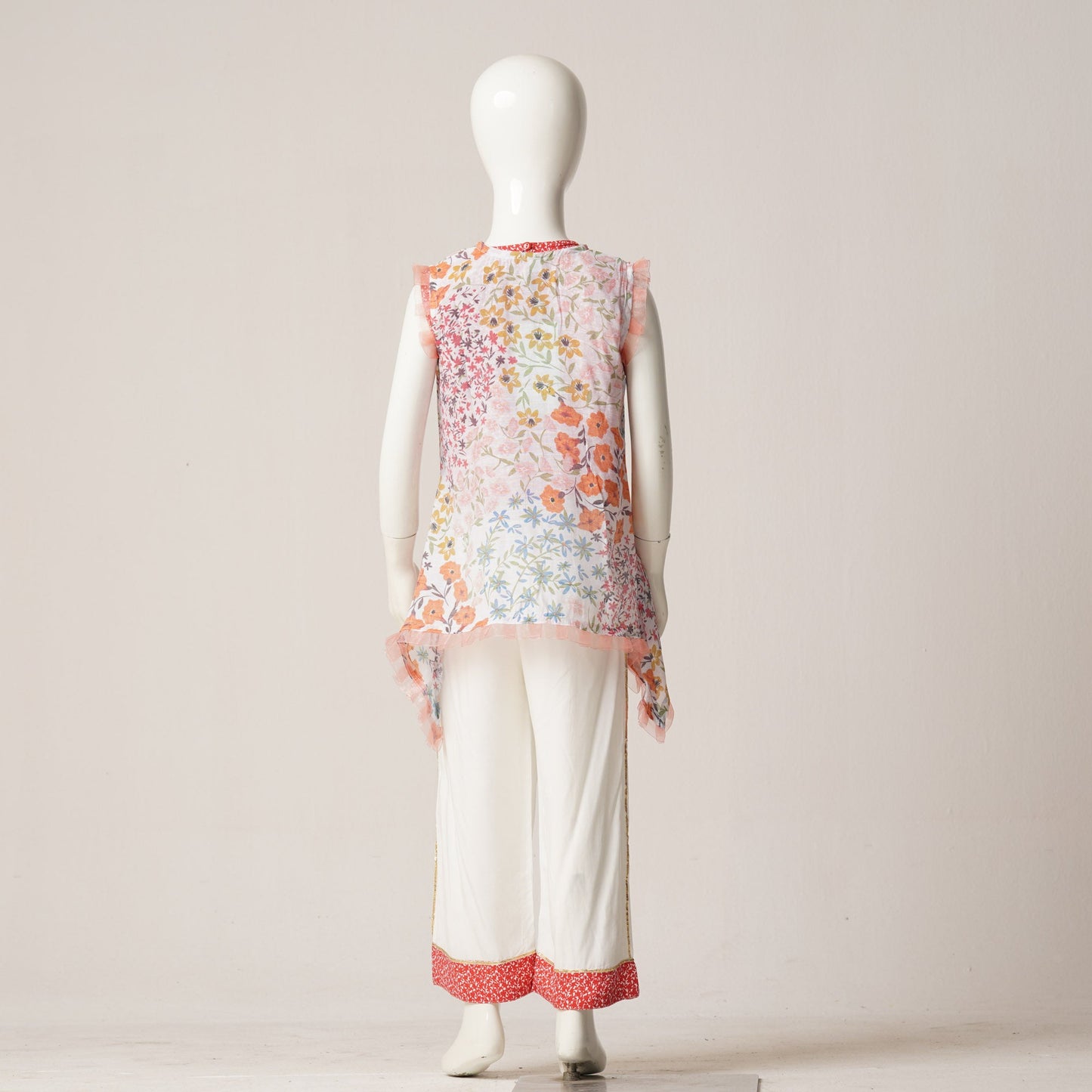 GIRLS 3PCS-WHITE FLORAL