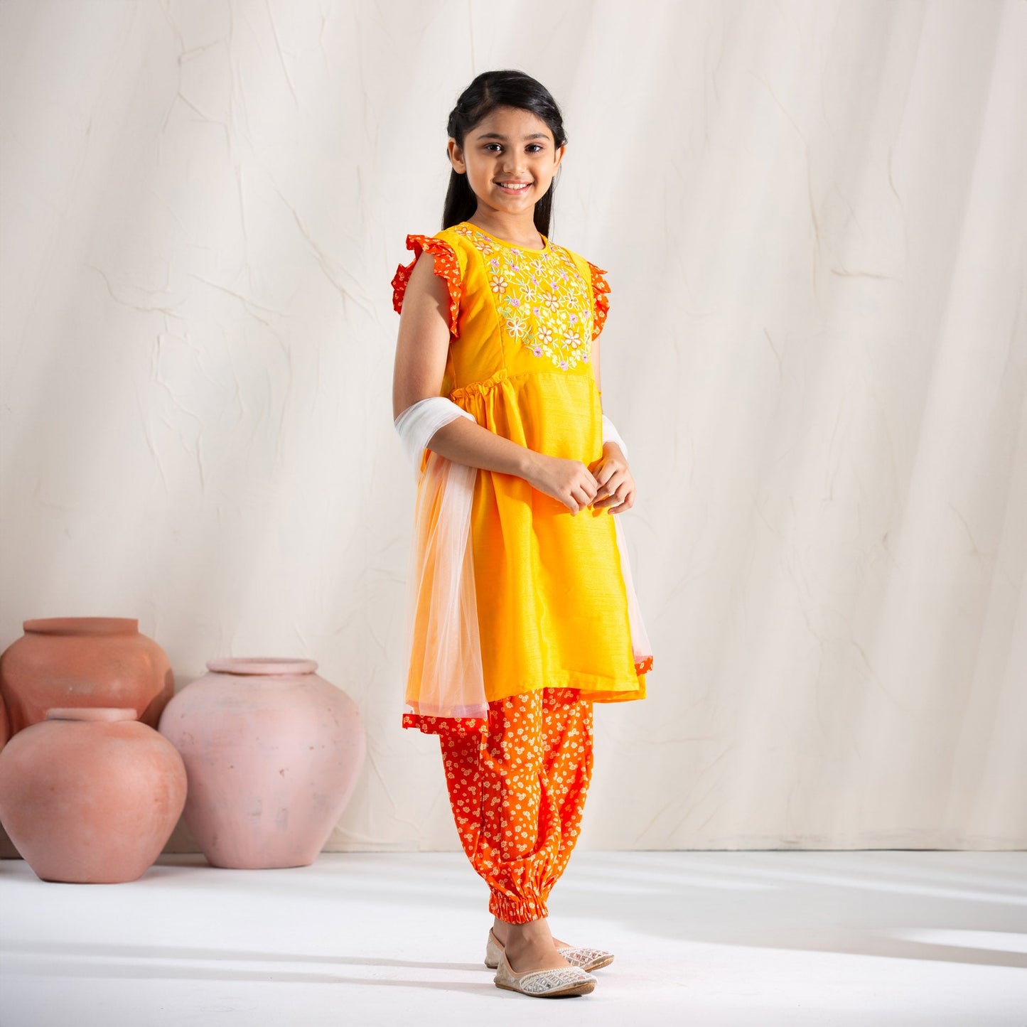 GIRLS 3PCS-ORANGE