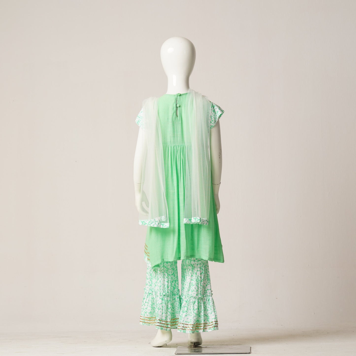 GIRLS 3PCS-PARROT GREEN