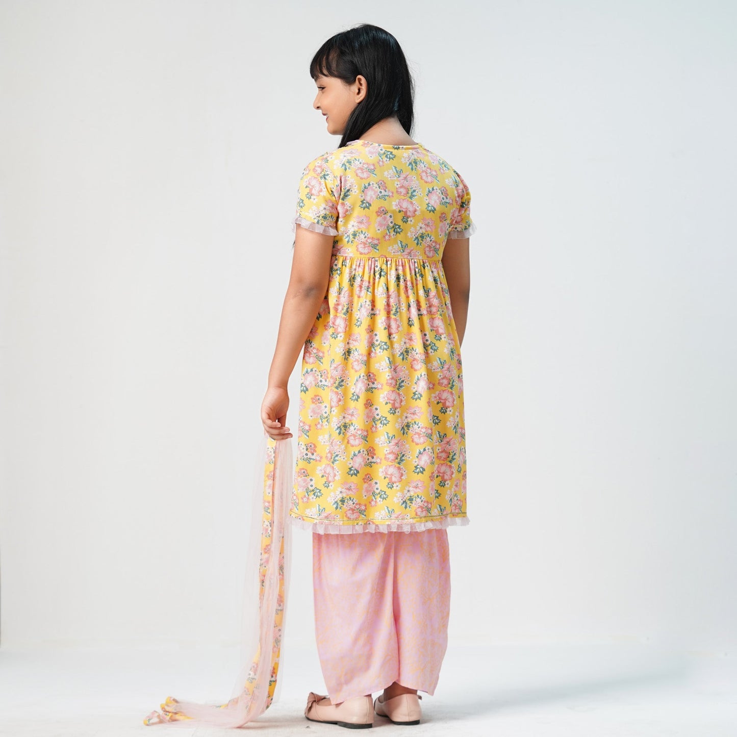 Girls Yellow Three Piece Set